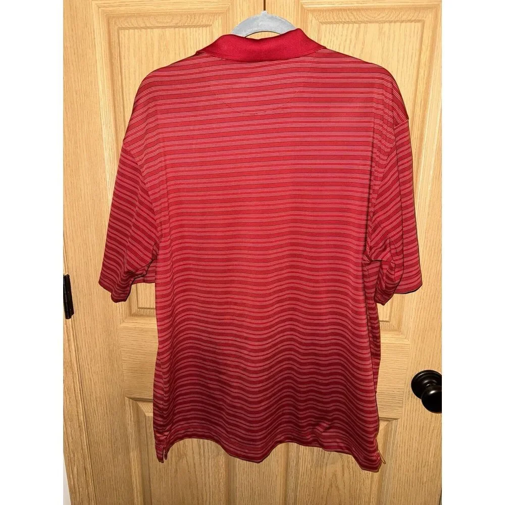 Nike‎ Men's Large Golf Fit Dry Polo Shirt Stretch Shirt EUC